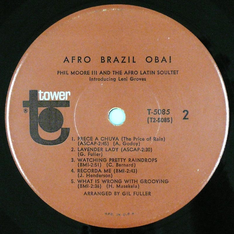 海外 Phil Moore III afro brazil oba LP レコード